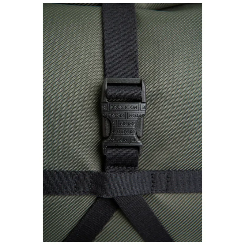 Brompton Borough Roll Top Bag Medium in Olive-5